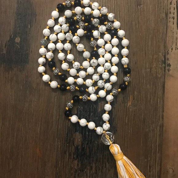 Custom Made Jewelry - Natural Stone Handmade Mala 108 Beads Energized